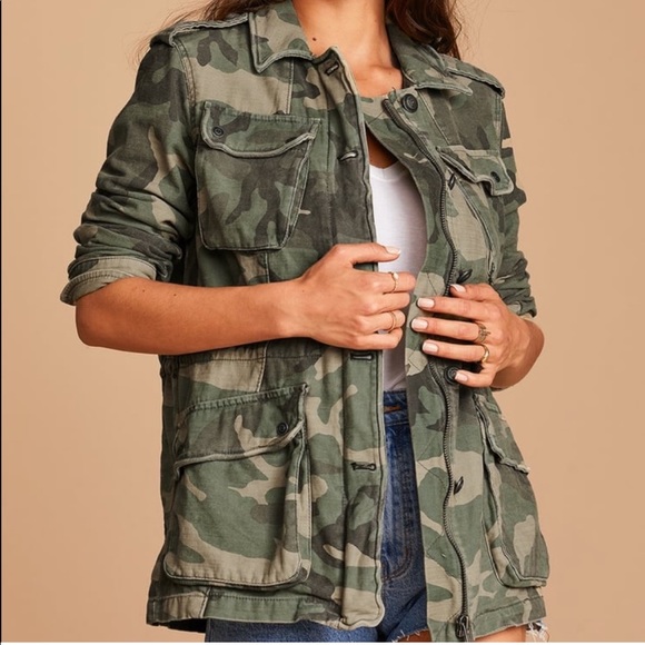 Free People Not Your Brother’s Camo Jacket - Picture 3 of 5